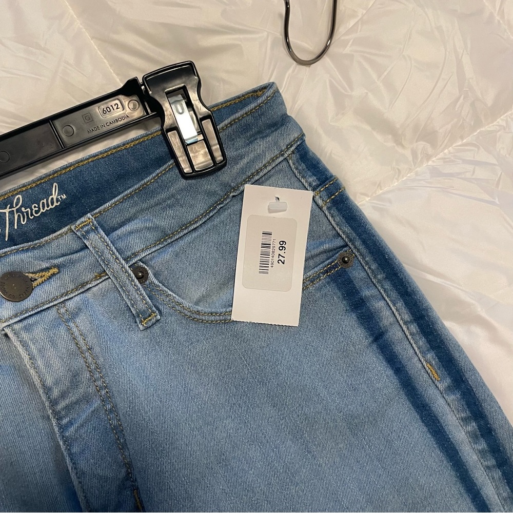 Universal Thread Striped Jeans - Picture 6 of 9